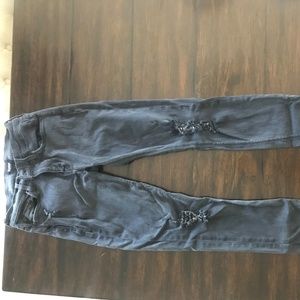 Hudson Distressed Black Jeans